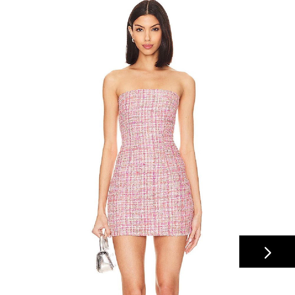 Superdown nanea strapless dress